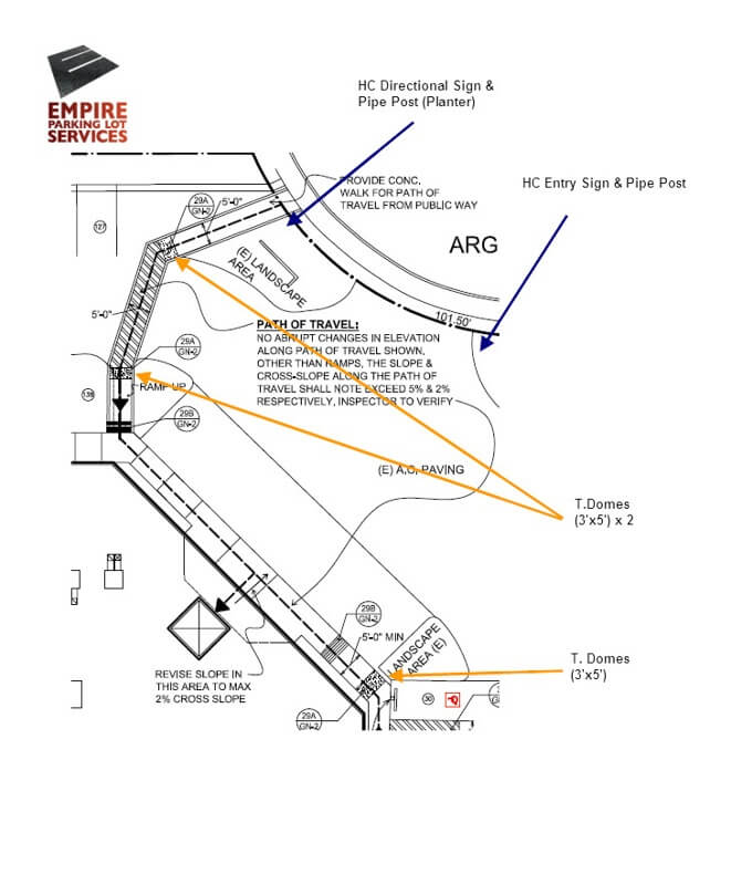 Truncated Dome & Detectable Warnings Installation Southern California