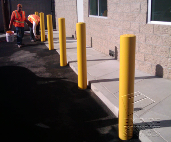 Santa Ana Steel Bollard Installation (4) resized 600