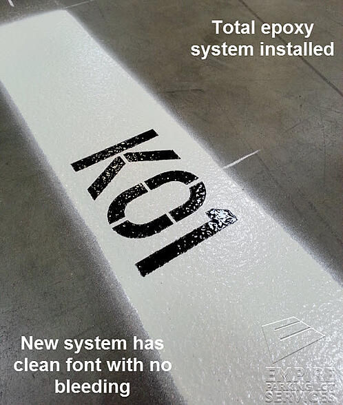 Warehouse Floor Stenciling