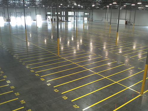 Warehouse Floor Striping