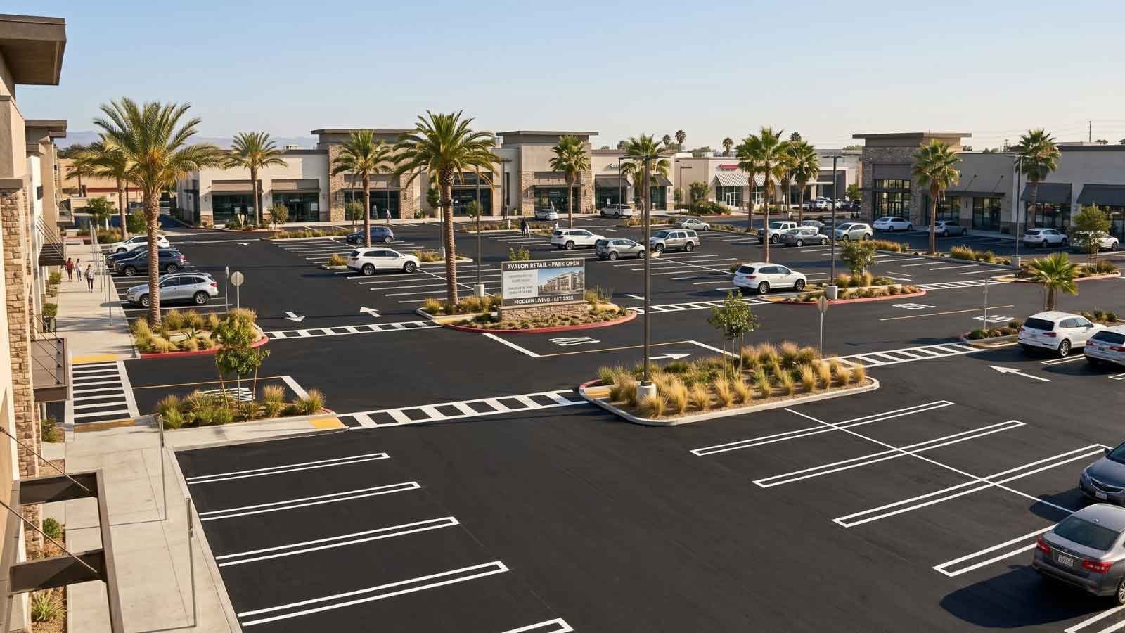 Asphalt-parking-lot