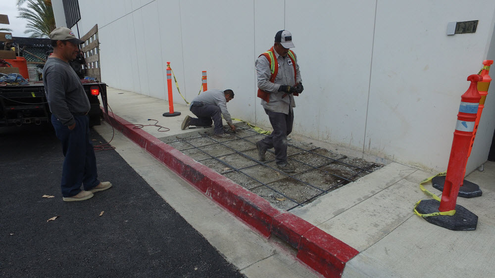 Concrete sidewalk repair Orange County