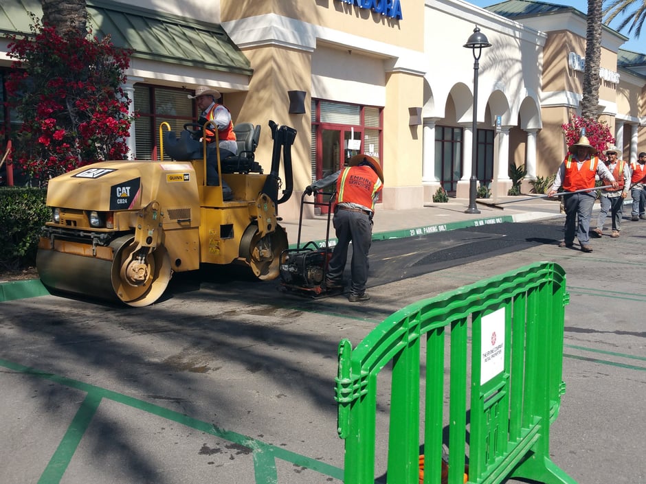 New Asphalt Repair at Irvine Company Retail Properties 2015