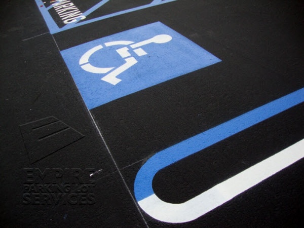 Striping Services for Handicap Spots