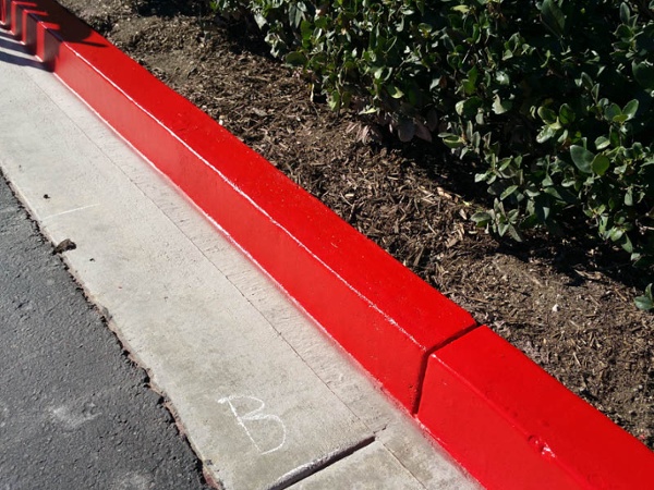 Parking Lot Striping Curb Painting