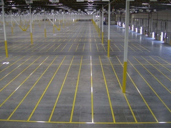 Warehouse Floor Striping