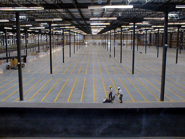 Warehouse Floor Line Painting